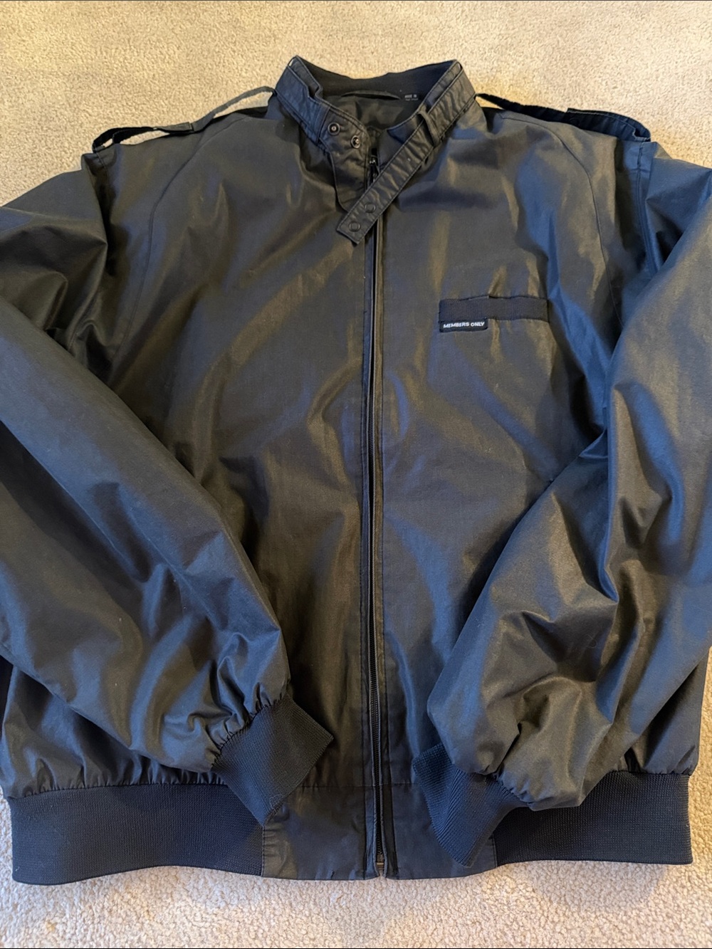 Members Only Black Bomber Jacket